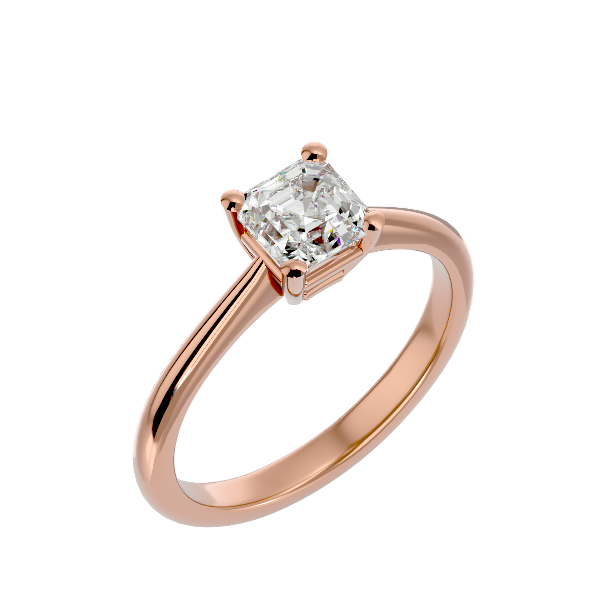 1 1/4 ctw Princess-Cut Lab Grown Diamond Solitaire Engagement Ring