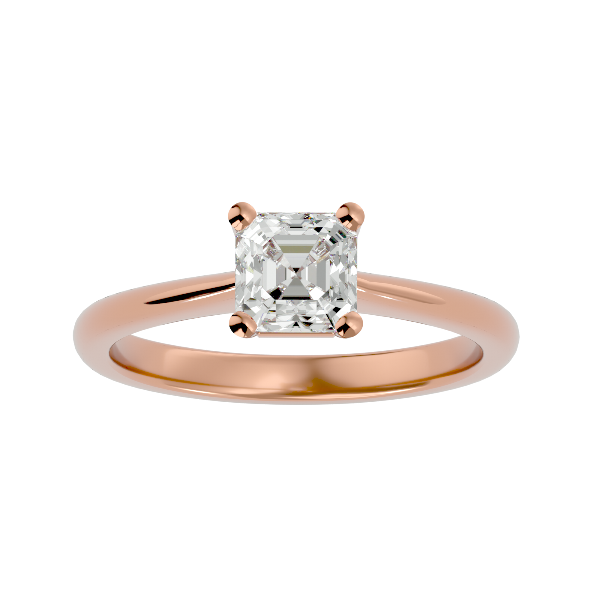 1 1/4 ctw Princess-Cut Lab Grown Diamond Solitaire Engagement Ring