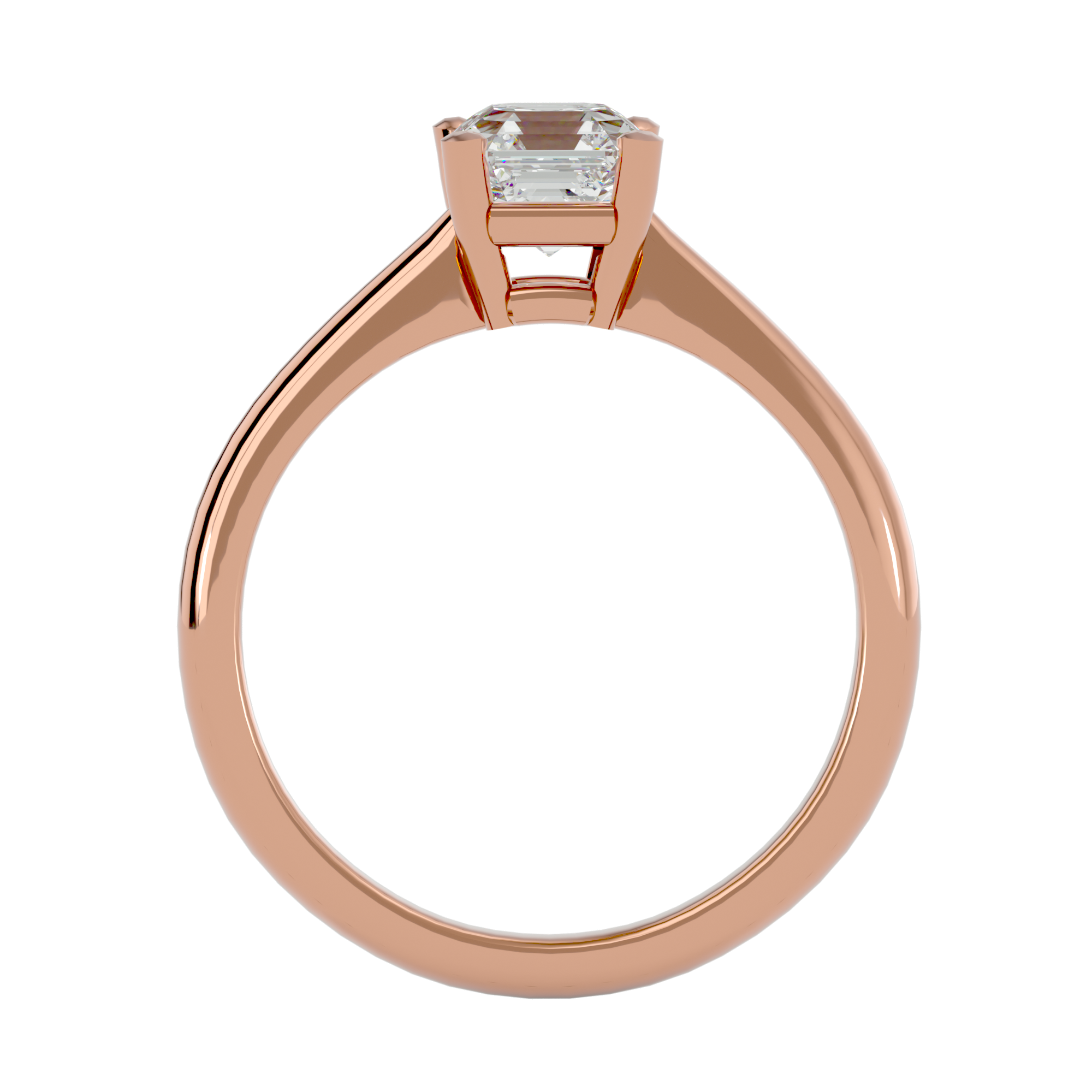 1 1/4 ctw Princess-Cut Lab Grown Diamond Solitaire Engagement Ring
