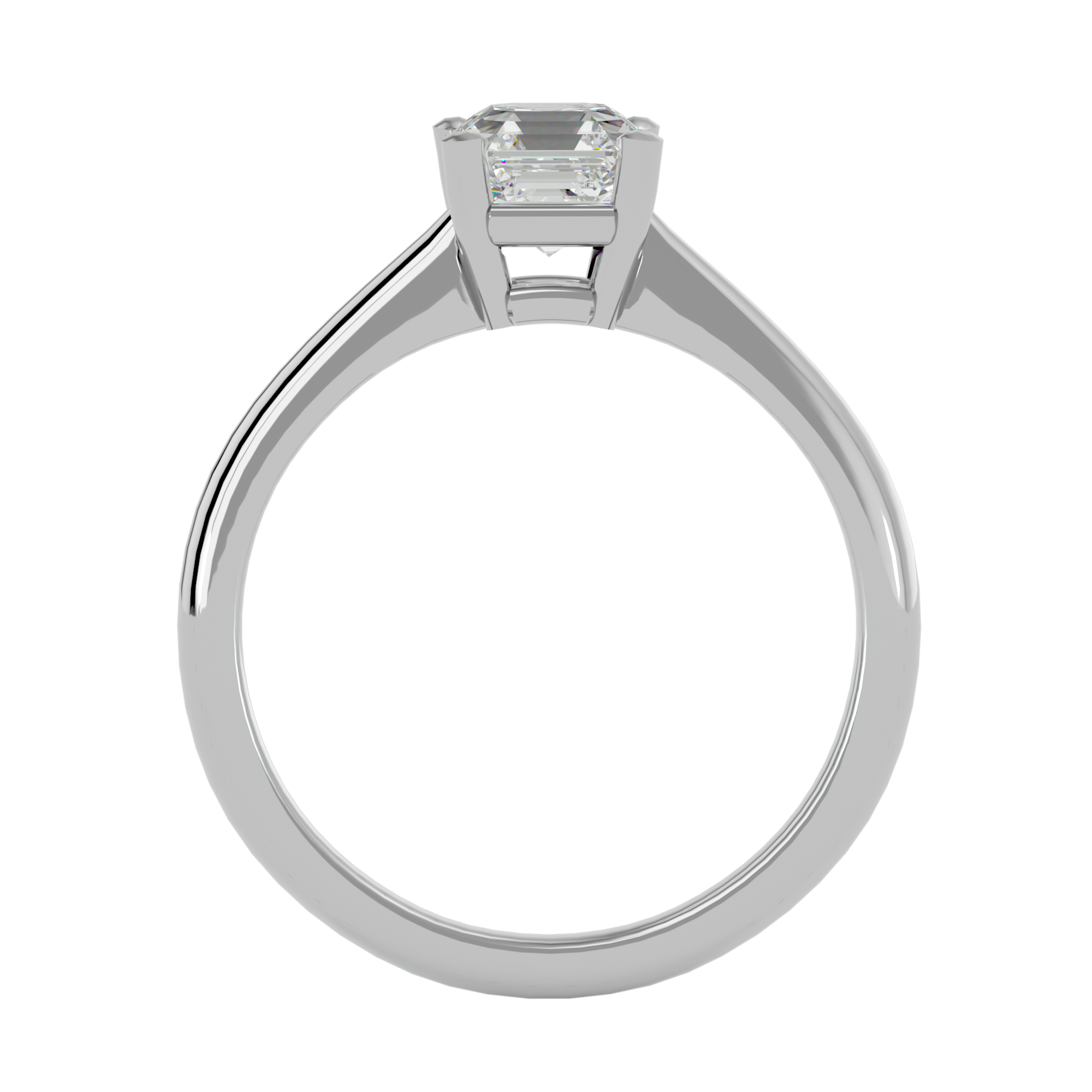 1 1/4 ctw Princess-Cut Lab Grown Diamond Solitaire Engagement Ring