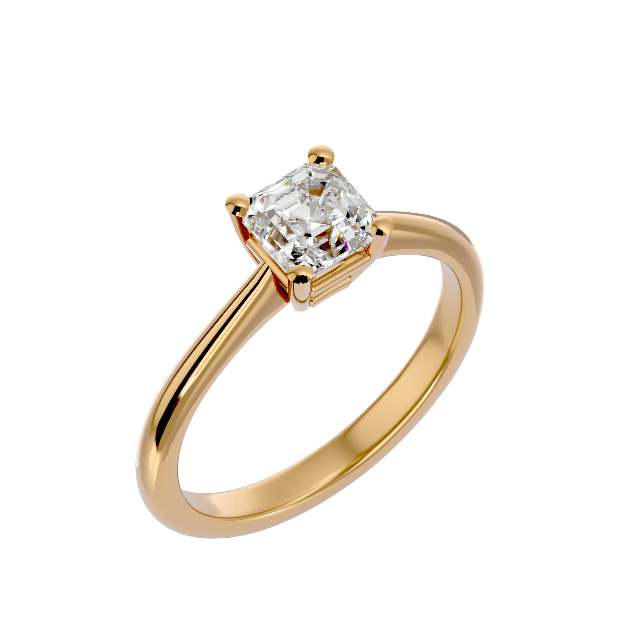 1 1/4 ctw Princess-Cut Lab Grown Diamond Solitaire Engagement Ring