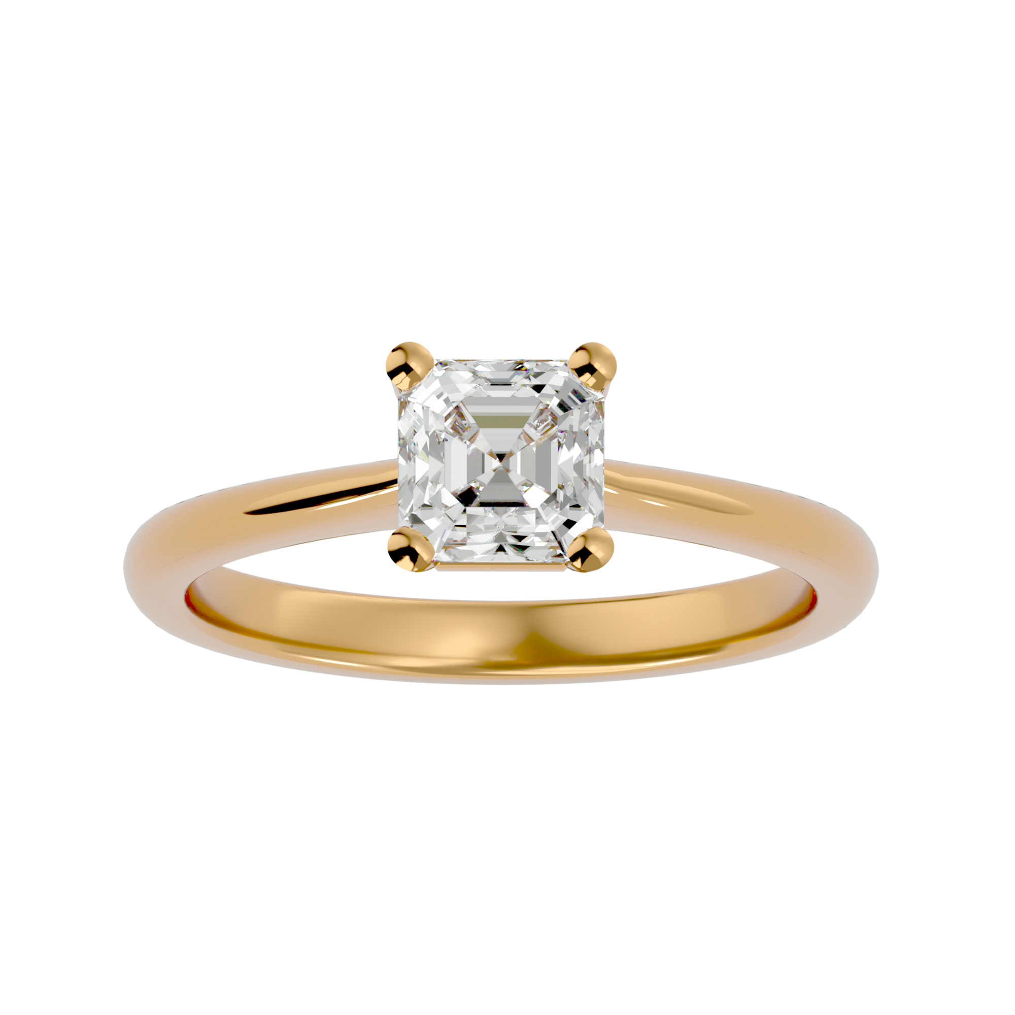 1 1/4 ctw Princess-Cut Lab Grown Diamond Solitaire Engagement Ring