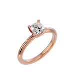 1 1/4 ctw Cushion-Cut Lab Grown Diamond Solitaire Engagement Ring