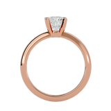 1 1/4 ctw Cushion-Cut Lab Grown Diamond Solitaire Engagement Ring
