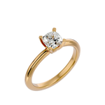 1 1/4 ctw Cushion-Cut Lab Grown Diamond Solitaire Engagement Ring