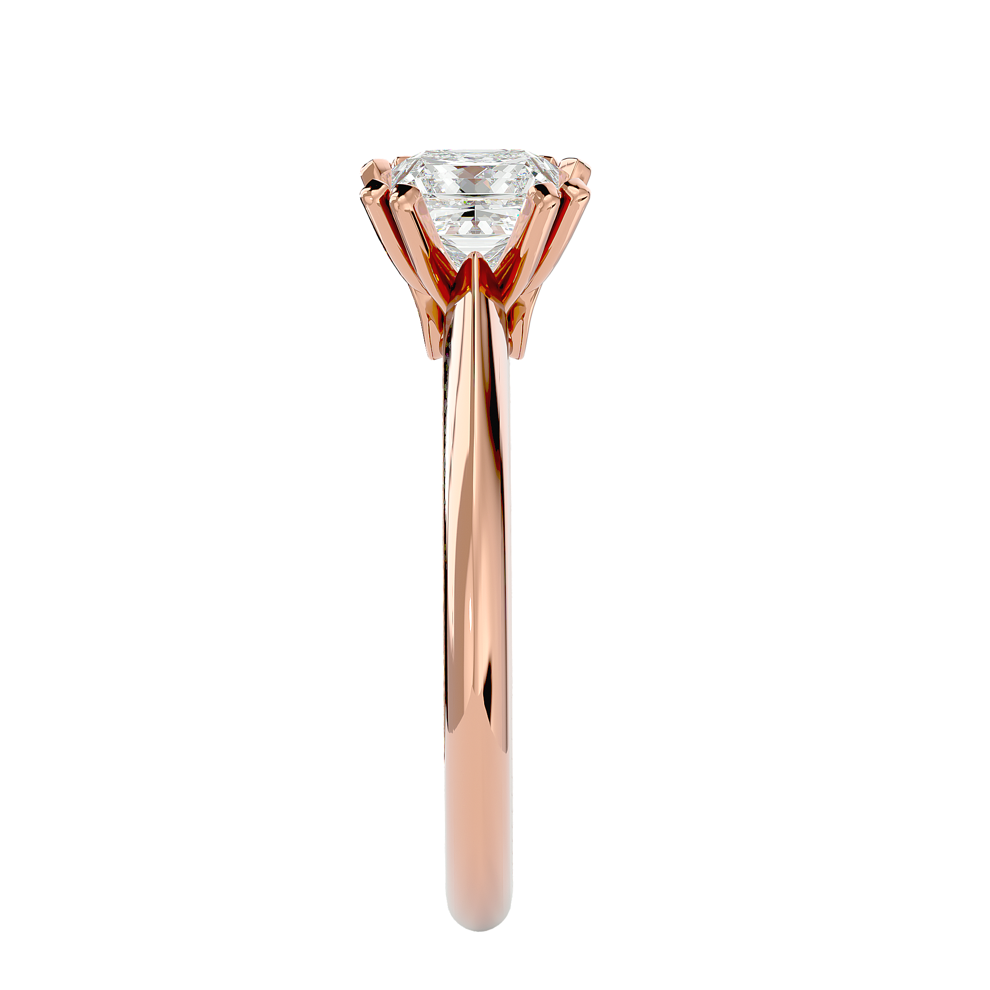 1 1/3 ctw Princess-Cut Lab Grown Diamond Solitaire Engagement Ring