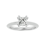 1 1/3 ctw Princess-Cut Lab Grown Diamond Solitaire Engagement Ring