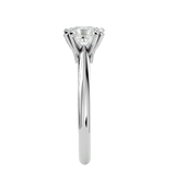 1 1/3 ctw Princess-Cut Lab Grown Diamond Solitaire Engagement Ring