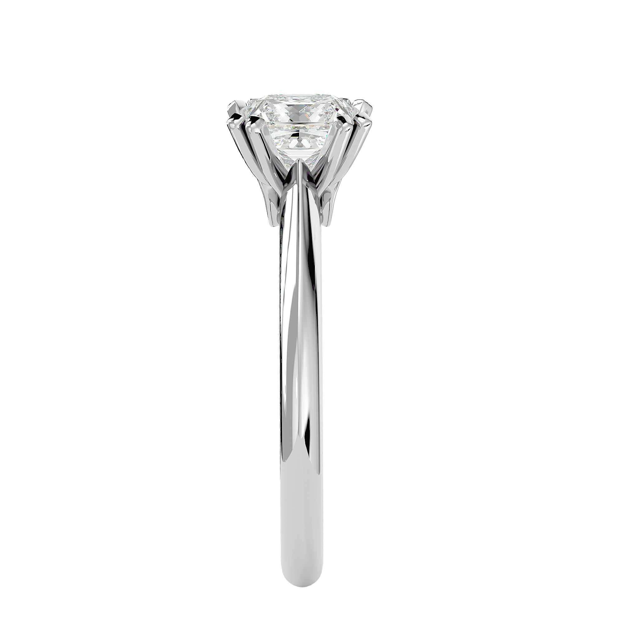 1 1/3 ctw Princess-Cut Lab Grown Diamond Solitaire Engagement Ring