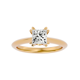 1 1/3 ctw Princess-Cut Lab Grown Diamond Solitaire Engagement Ring