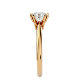 1 1/3 ctw Princess-Cut Lab Grown Diamond Solitaire Engagement Ring