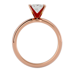 1/2 ctw Princess-Cut Lab Grown Diamond Solitaire Engagement Ring