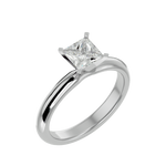 1/2 ctw Princess-Cut Lab Grown Diamond Solitaire Engagement Ring