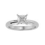 1/2 ctw Princess-Cut Lab Grown Diamond Solitaire Engagement Ring