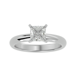 1/2 ctw Princess-Cut Lab Grown Diamond Solitaire Engagement Ring