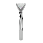 1/2 ctw Princess-Cut Lab Grown Diamond Solitaire Engagement Ring