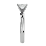1/2 ctw Princess-Cut Lab Grown Diamond Solitaire Engagement Ring
