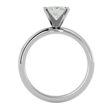 1/2 ctw Princess-Cut Lab Grown Diamond Solitaire Engagement Ring