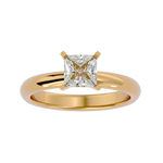 1/2 ctw Princess-Cut Lab Grown Diamond Solitaire Engagement Ring