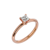 3/4 ctw Round Lab Grown Diamond Solitaire Engagement Ring