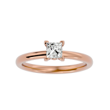 3/4 ctw Round Lab Grown Diamond Solitaire Engagement Ring