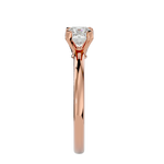 3/4 ctw Round Lab Grown Diamond Solitaire Engagement Ring