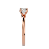 3/4 ctw Round Lab Grown Diamond Solitaire Engagement Ring