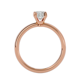 3/4 ctw Round Lab Grown Diamond Solitaire Engagement Ring
