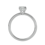 3/4 ctw Round Lab Grown Diamond Solitaire Engagement Ring