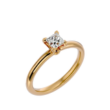 3/4 ctw Round Lab Grown Diamond Solitaire Engagement Ring