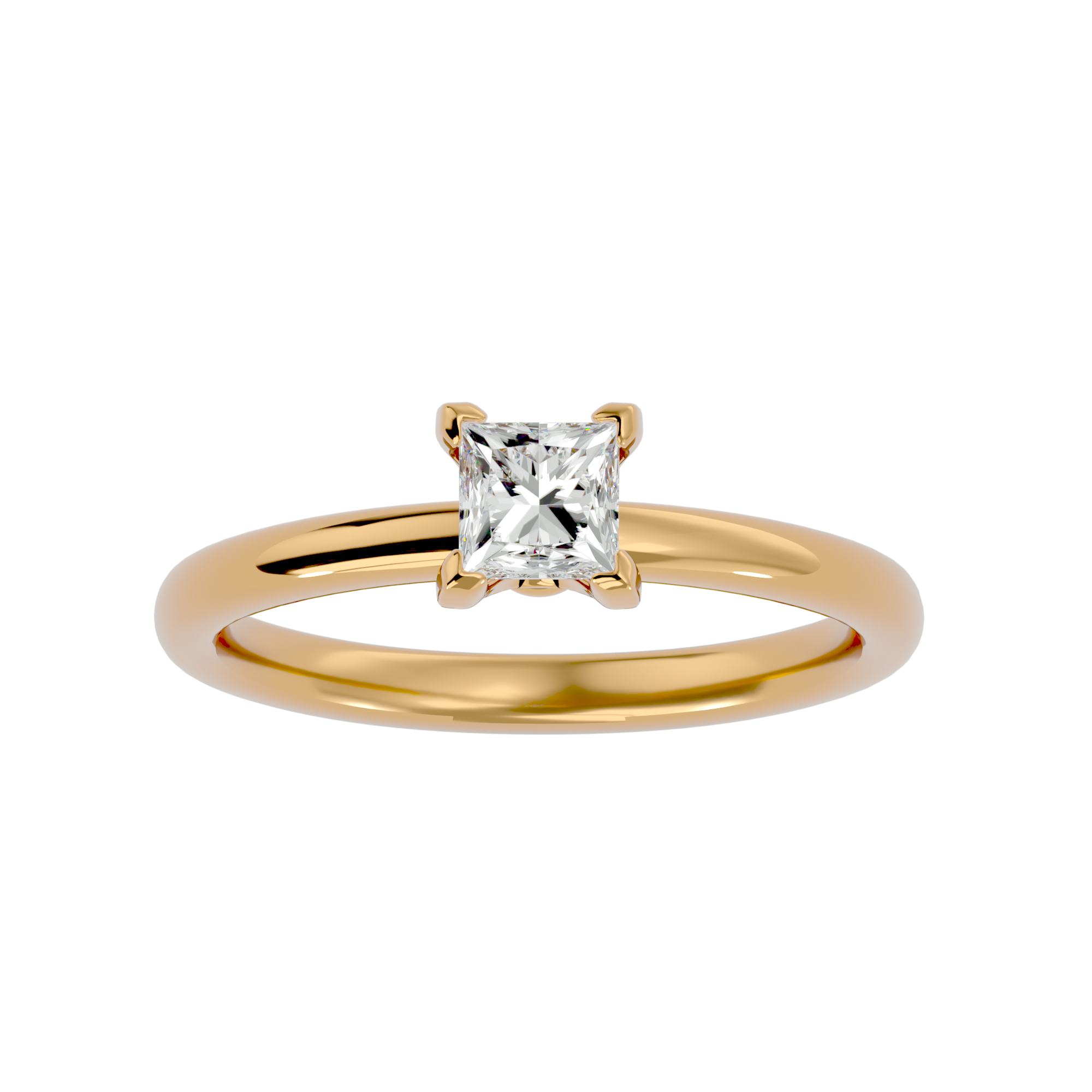 3/4 ctw Round Lab Grown Diamond Solitaire Engagement Ring