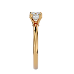 3/4 ctw Round Lab Grown Diamond Solitaire Engagement Ring