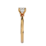 3/4 ctw Round Lab Grown Diamond Solitaire Engagement Ring