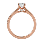 1/2 ctw Princess-Cut Lab Grown Diamond Solitaire Engagement Ring