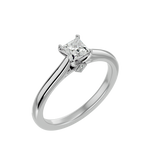 1/2 ctw Princess-Cut Lab Grown Diamond Solitaire Engagement Ring