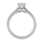 1/2 ctw Princess-Cut Lab Grown Diamond Solitaire Engagement Ring