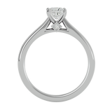 1/2 ctw Princess-Cut Lab Grown Diamond Solitaire Engagement Ring