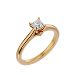 1/2 ctw Princess-Cut Lab Grown Diamond Solitaire Engagement Ring