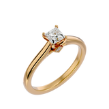 1/2 ctw Princess-Cut Lab Grown Diamond Solitaire Engagement Ring