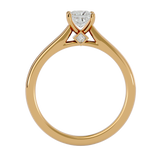 1/2 ctw Princess-Cut Lab Grown Diamond Solitaire Engagement Ring