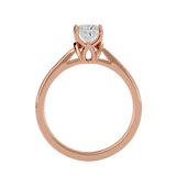 1/2 ctw Princess-Cut Lab Grown Diamond Solitaire Engagement Ring