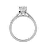 1/2 ctw Princess-Cut Lab Grown Diamond Solitaire Engagement Ring