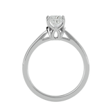 1/2 ctw Princess-Cut Lab Grown Diamond Solitaire Engagement Ring