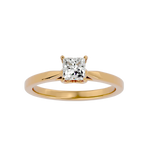 1/2 ctw Princess-Cut Lab Grown Diamond Solitaire Engagement Ring