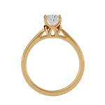 1/2 ctw Princess-Cut Lab Grown Diamond Solitaire Engagement Ring