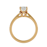 1/2 ctw Princess-Cut Lab Grown Diamond Solitaire Engagement Ring