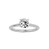 7/8 ctw Round Lab Grown Diamond Solitaire Engagement Ring