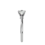 7/8 ctw Round Lab Grown Diamond Solitaire Engagement Ring