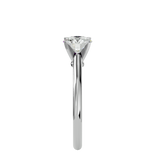 7/8 ctw Round Lab Grown Diamond Solitaire Engagement Ring