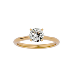 7/8 ctw Round Lab Grown Diamond Solitaire Engagement Ring